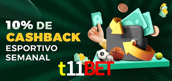 10% de bônus de cashback na t11bet